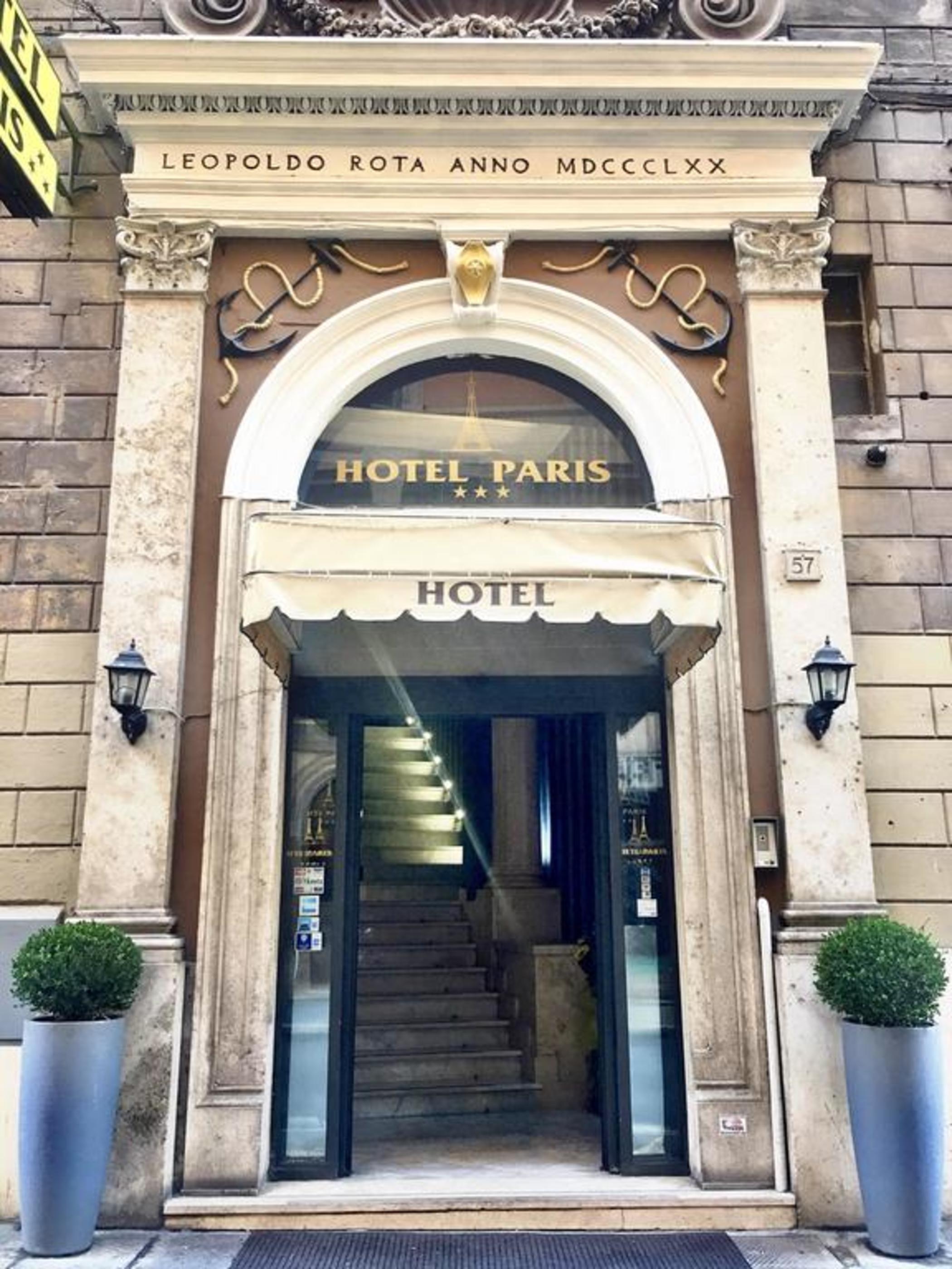 Hotel Paris Rom Eksteriør billede